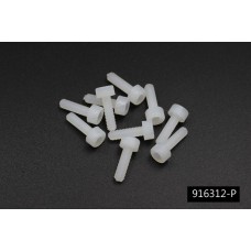M-916312-P HEX SOCKET CAP SCREW M3X12 PLASTIC(10) M-916312-P HEX SOCKET CAP SCREW M3X12 PLASTIC(10)