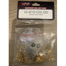 M-910103-GD - Gold Screws Car Kit