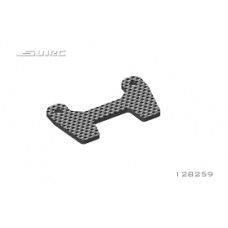 S-128259 CARBON GRAPHITE FRONT BUMPRT PLATE